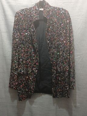 Beau Souci multicoloured sequin Blazer  Women's Sz 38
